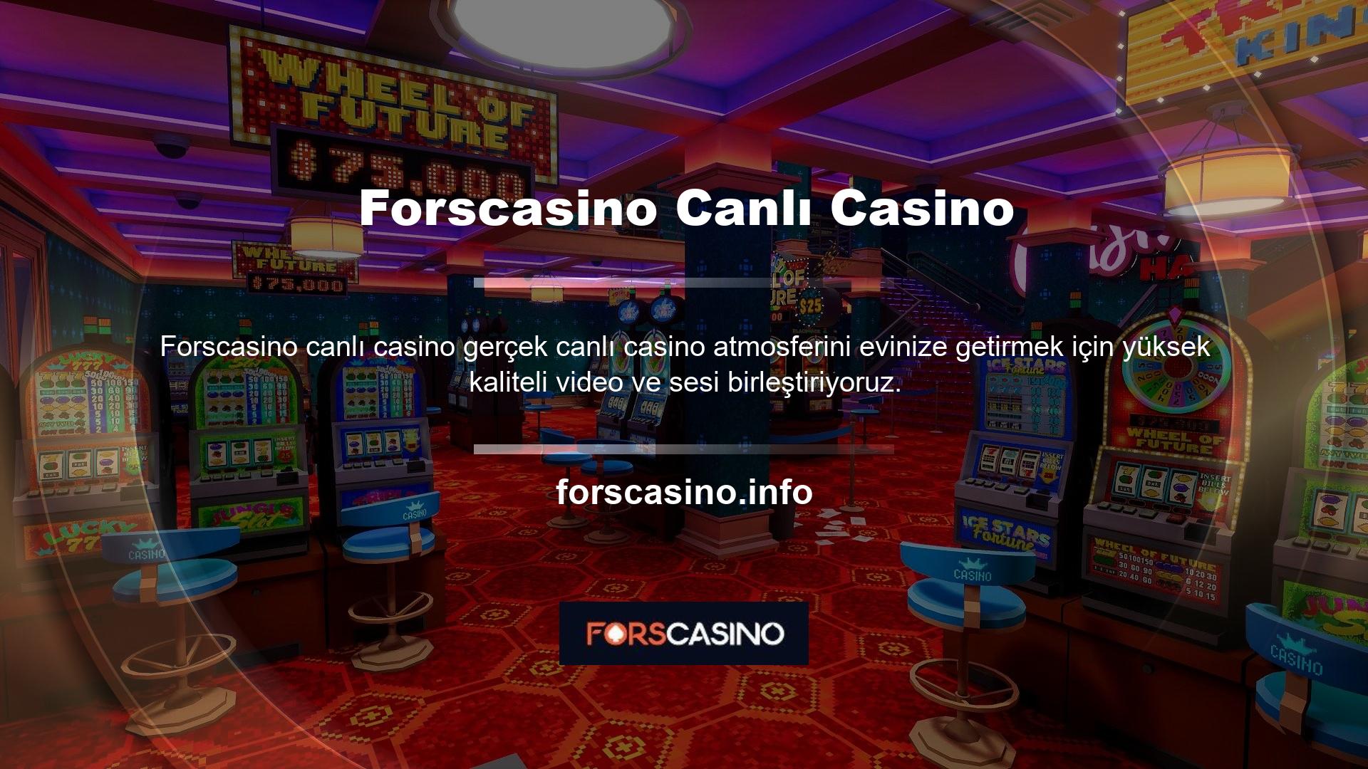 Canlı casino hizmetlerini kontrollü bir ortamda sunan Forscasino, yenilikçi imajına ürünler de eklemeyi ihmal etmiyor