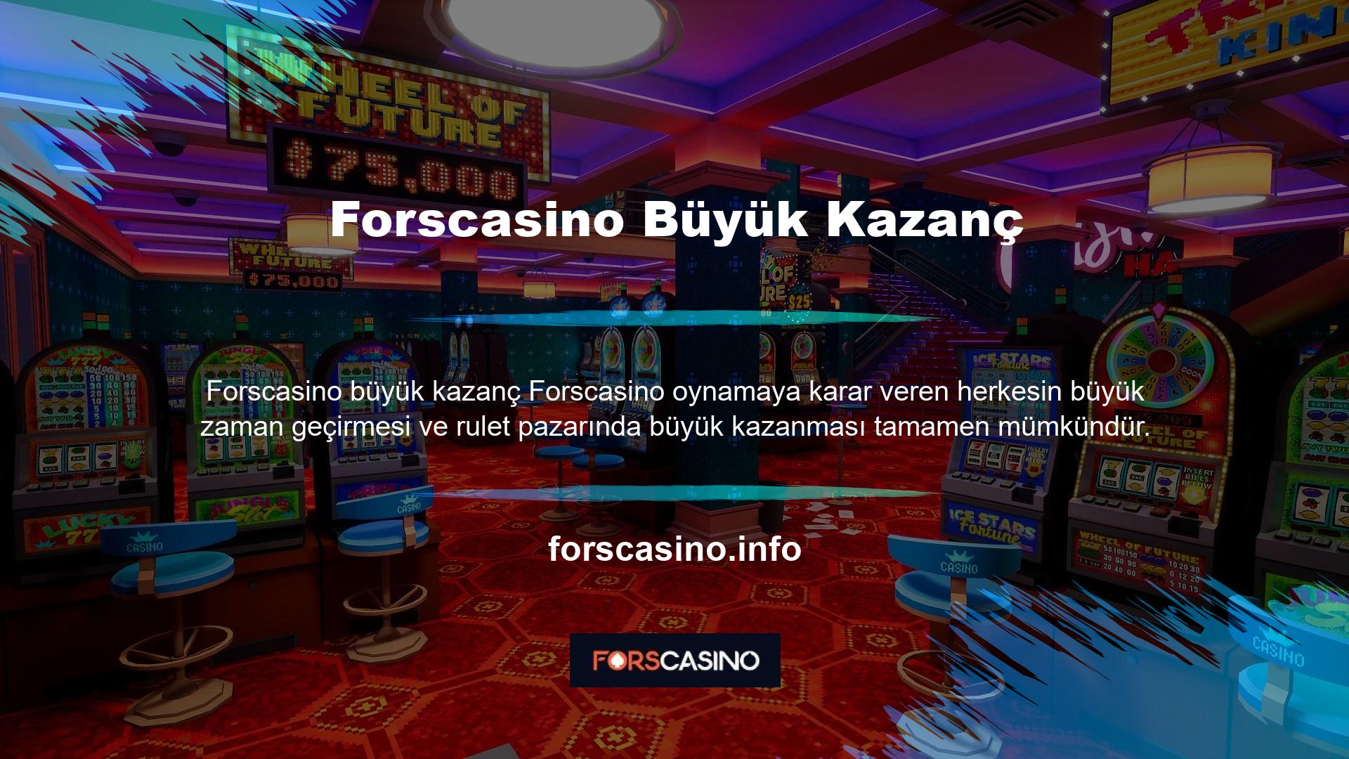 Forscasino ile güçlerini birleştirdiğinizde, deneyiminizi daha da iyi hale getiren çeşitli hoş geldiniz bonuslarına erişebilirsiniz